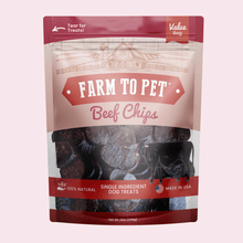 Load image into Gallery viewer, Beef Chips Dog Treats | Single-Ingredient Healthy Treats for Dogs