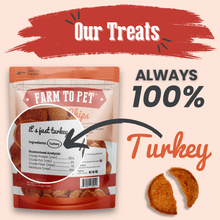 Load image into Gallery viewer, Turkey Chips for Dogs | All-Natural Single-Ingredient Healthy Dog Treats