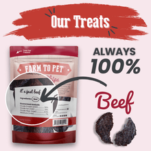 Load image into Gallery viewer, Beef Chips Dog Treats | Single-Ingredient Healthy Treats for Dogs