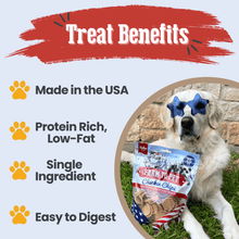 Load image into Gallery viewer, Americana Chicken Chips for Dogs | Celebrate with USA-made Dog Treats