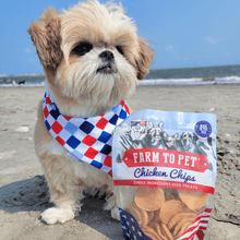 Load image into Gallery viewer, Americana Chicken Chips for Dogs | Celebrate with USA-made Dog Treats