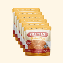 Load image into Gallery viewer, Chicken Chips Snack Pack Bundles | Dog Party Favors &amp; Training Treats