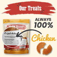 Load image into Gallery viewer, Chicken Chips for Dogs | All-Natural Single-Ingredient Dog Treats