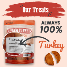 Load image into Gallery viewer, Turkey Chips for Dogs | All-Natural Single-Ingredient Healthy Dog Treats