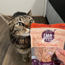 Load image into Gallery viewer, Turkey Crumbles for Cats | Grain-Free Cat Treats