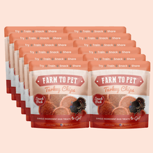 Load image into Gallery viewer, Turkey Chips Snack Pack Bundles | Low Allergen Treats for Training