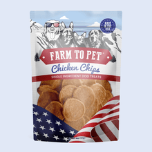 Load image into Gallery viewer, Americana Chicken Chips for Dogs | Celebrate with USA-made Dog Treats