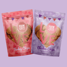 Load image into Gallery viewer, Puppy Love Dog Treat Duo | Poultry Chip Variety Pack