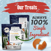 Load image into Gallery viewer, Holiday Chips Dog Treats - Chicken &amp; Turkey 12oz