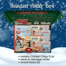 Load image into Gallery viewer, Elk The Halls Antler Chew &amp; Dog Treat Box