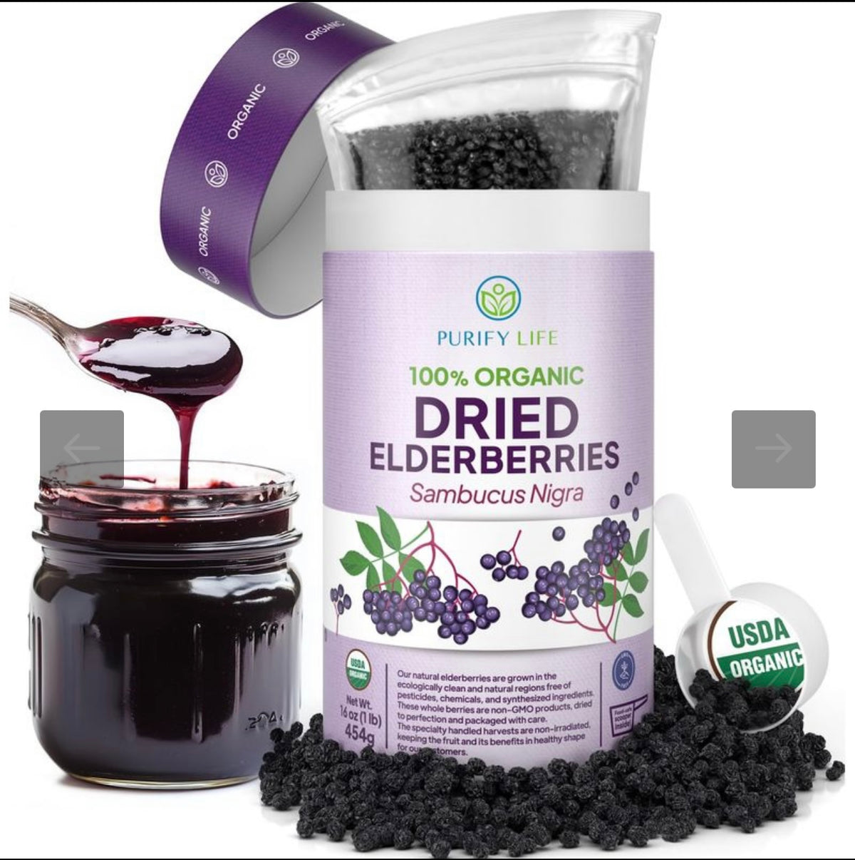 Elderberries Organic European dried