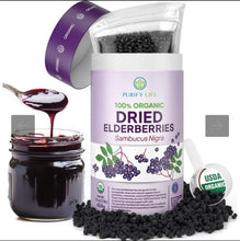 Load image into Gallery viewer, Elderberries Organic European dried