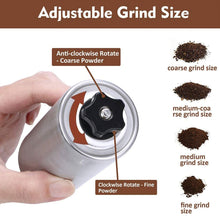 Load image into Gallery viewer, Coast Roast Manual Coffee Grinder – Ceramic Burr, Portable