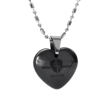 Load image into Gallery viewer, Heart EMF Defense Pendant - 100% Shungite Stone