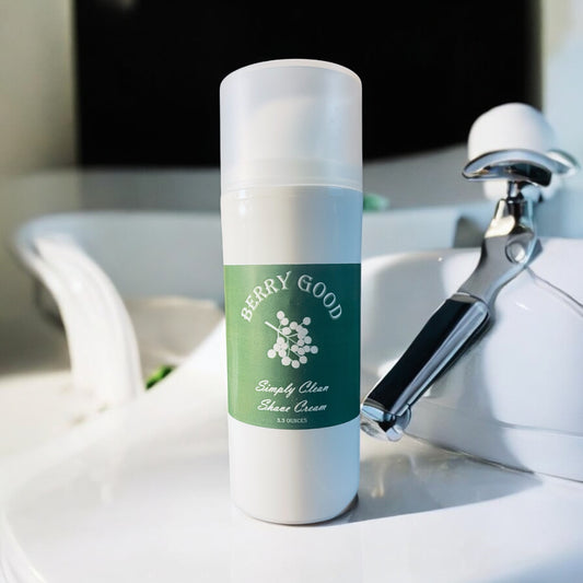 Simply clean shaving cream