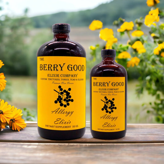 Allergy Elixir – Alcohol‑Free Herbal Seasonal Allergy Support