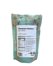 Load image into Gallery viewer, Raisins, Thompson Jumbo, Organic