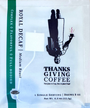 Load image into Gallery viewer, Royal Decaf Pour Ta Pour Over Packet