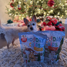 Load image into Gallery viewer, Holiday Chips Dog Treats - Chicken &amp; Turkey 12oz