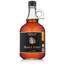 Load image into Gallery viewer, Organic Pure Vermont Maple Syrup- Glass Jug