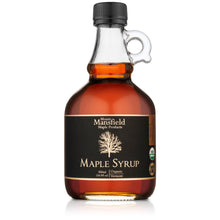 Load image into Gallery viewer, Organic Pure Vermont Maple Syrup- Glass Jug