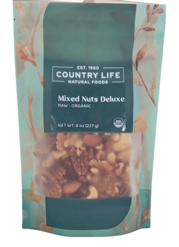 Mixed Nuts Deluxe, Raw, Organic