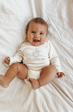 Load image into Gallery viewer, Mama&#39;s Coffee Date Organic Bodysuit Long Sleeve