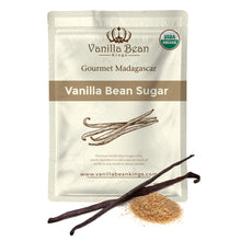 Load image into Gallery viewer, Organic Vanilla Bean Sugar - 12 oz