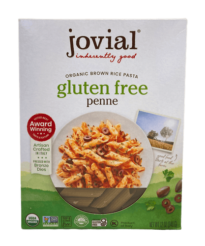 Penne, Brown Rice, Organic, Jovial, Gluten-Free
