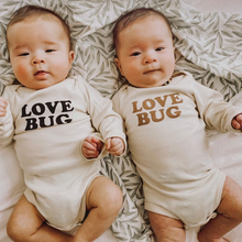 Load image into Gallery viewer, Love Bug Organic Bodysuit Long Sleeve