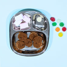 Load image into Gallery viewer, Unicorn Stainless Steel Divided Plate Set (Two)