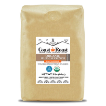 Load image into Gallery viewer, Organic Swiss Water Half-Caf French Whole Bean Coffee