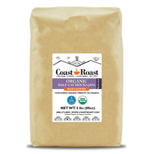 Load image into Gallery viewer, Organic Swiss Water Half-Caf Mocha Java Whole Bean Coffee