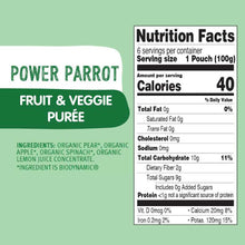 Load image into Gallery viewer, Holle Baby Food Pouches - Organic Fruit &amp; Veggie Puree - Power Parrot
