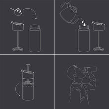 Load image into Gallery viewer, Coast Roast Portable French Press Coffee Tumbler– Brew Organic Coffee Anywhere