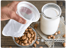 Load image into Gallery viewer, Set of 2 TORNADO Nut Milk Bags (200 micron) - the Next Evolution of Strainer Bags (2 PACK)