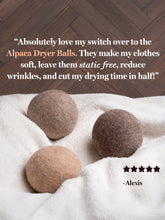 Load image into Gallery viewer, Alpaca Dryer Balls ( 3 pack )