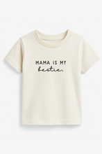 Load image into Gallery viewer, Mama Is My Bestie Organic Kids T-shirt