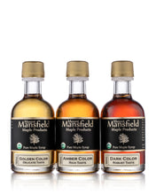 Load image into Gallery viewer, Organic Pure Vermont Maple Syrup Grade Sampler