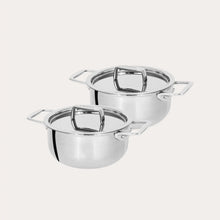 Load image into Gallery viewer, Set of 2 Mini Stewpans With Lid