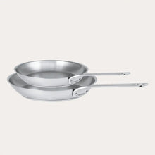 Load image into Gallery viewer, 2 stainless steel Frying pans Set