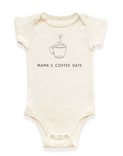 Load image into Gallery viewer, Mama&#39;s Coffee Date Organic Baby Bodysuit