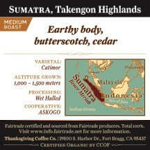 Load image into Gallery viewer, Sumatra - Takengon Highlands, Medium Roast