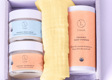 Load image into Gallery viewer, Organic new baby gift set - welcome little one! by Lizush