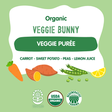 Load image into Gallery viewer, Holle Baby Food Pouches - Organic Veggie Puree - Veggie Bunny