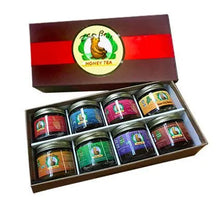 Load image into Gallery viewer, Zen Bear&#39;s Honey Tea Sampler – 8 Natural Blends in a Gift-Ready Box
