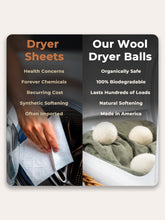 Load image into Gallery viewer, Jumbo Wool Dryer Balls ( 3 pack )