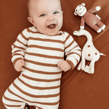 Load image into Gallery viewer, Giraffe Baby Toy - Organic Newborn Rattle by Estella