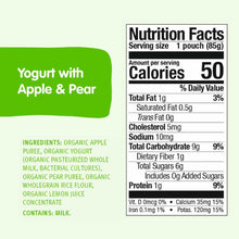 Load image into Gallery viewer, Holle Organic Yogurt Pouches - Apple &amp; Pear
