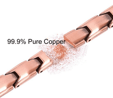 Load image into Gallery viewer, Pure Copper EMF Defense Magnetic Bracelet